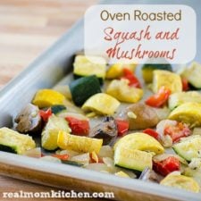 Oven Roasted Squash and Mushrooms-image