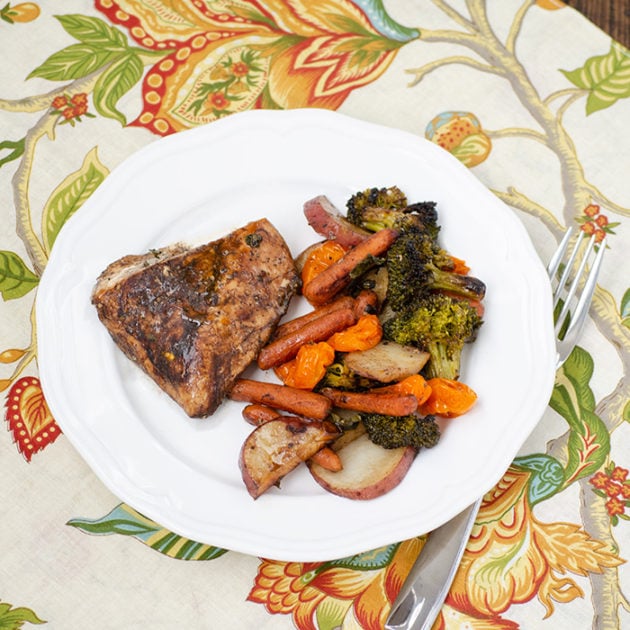 Sheet Pan Balsamic Chicken and Vegetables | realmomkitchen.co