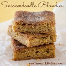 Snickerdoole Blondies | realmomkitchen.com
