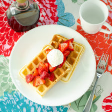 Cream Cheese Waffles | realmomkitchen.com