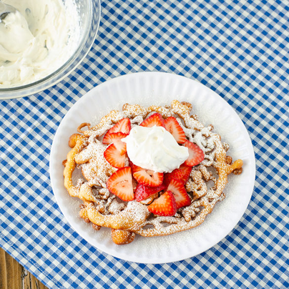Easy Carnival Funnel Cakes Real Mom Kitchen Dessert