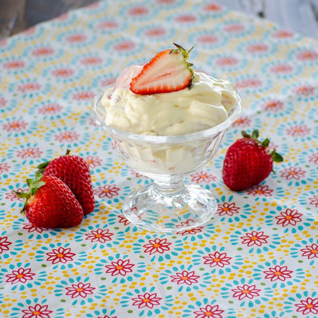 Creamy Strawberry Banana Salad | realmomkitchen.com