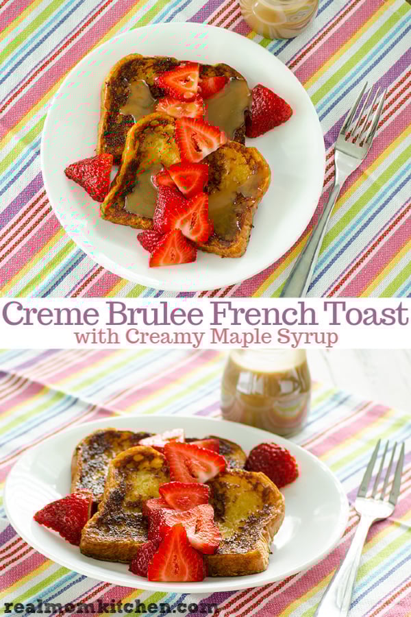 Creme Brulee French Toast | realmomkitchen.com