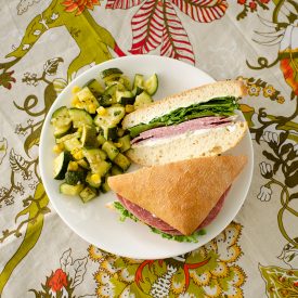 Salami and Cream Cheese Sandwich | realmomkitchen.com