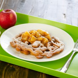 Apple Cider Funnel Cakes | realmomkitchen.com