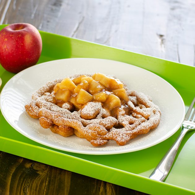 Apple Cider Funnel Cakes | realmomkitchen.com