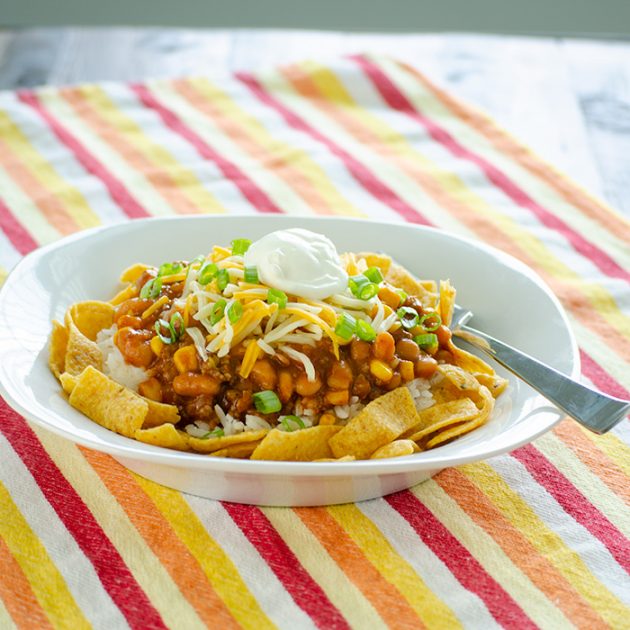 Smothered Fritos Taco Bowls | realmomkitchen.com