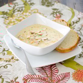 Wild Rice Ham Soup | realmomkitchen.com