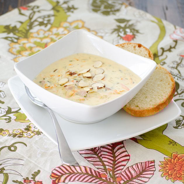 Wild Rice Ham Soup | realmomkitchen.com