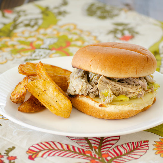 Crock Pot Peperoncini Pork | realmomkitchen.com