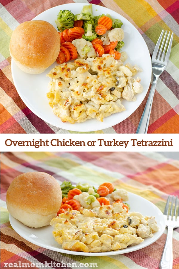 Overnight Chicken or Turkey Tetrazzini | realmomkitchen.com