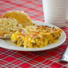 Overnight Christmas Breakfast Casserole | realmomkitchen.com