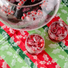 Sparkling Cranberry Cider Punch | realmomkitchen.com