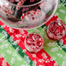 Sparkling Cranberry Cider Punch | realmomkitchen.com