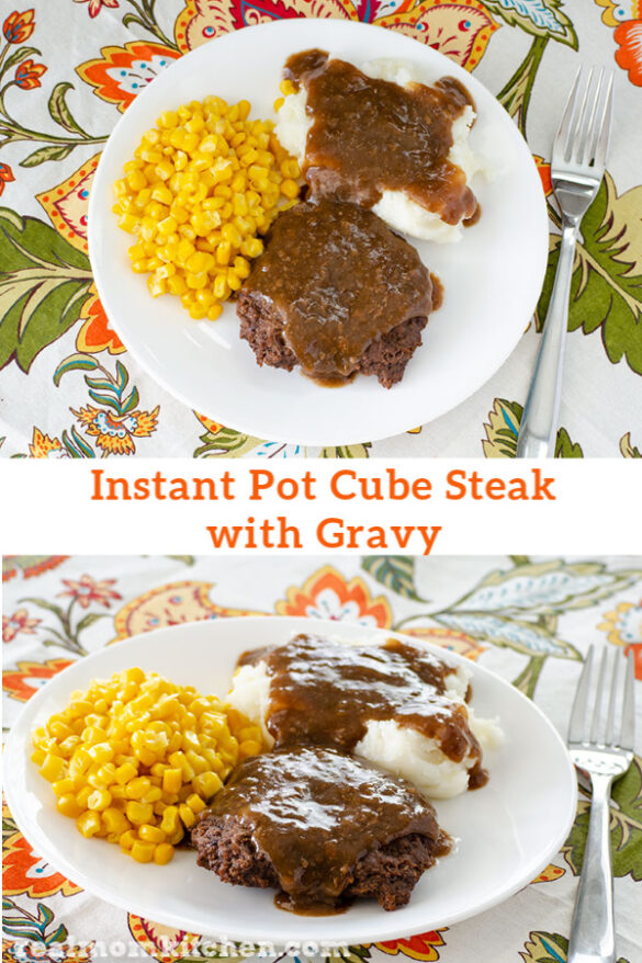 Instant Pot Cubed Steak with Gravy A Magic Weeknight Meal Real Mom