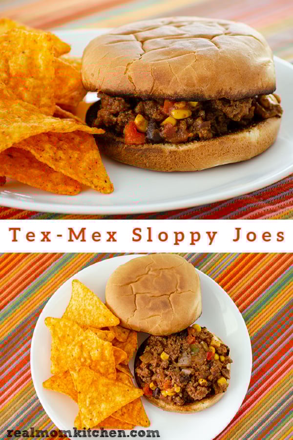 Tex-Mex Sloppy Joes | realmomkitchen.com