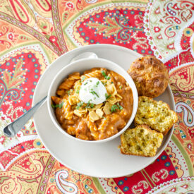 Ground Beef Queso Chili | realmomkitchen.com