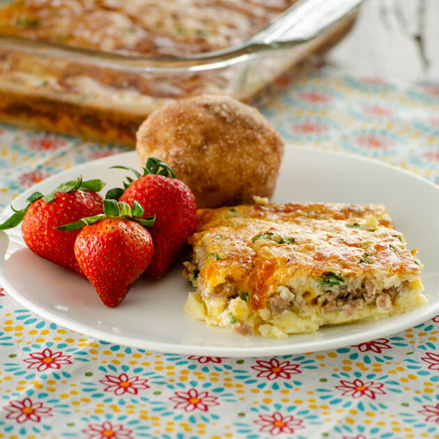 Easy Sausage Quiche | realmomkitchen.com