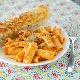 One POt Creamy Rigatoni | realmomkitchen.com