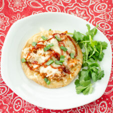 BBQ Chicken Tostadas | realmomkitchen.com