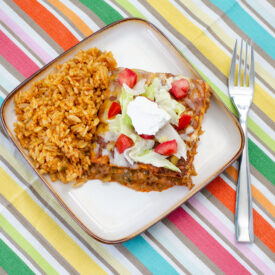 Easy Mexican Tortilla Stack | realmomkitchen.com