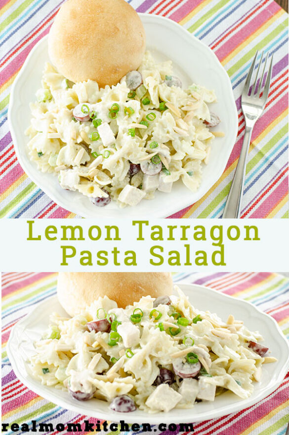 Lemon Tarragon Pasta Salad Real Mom Kitchen
