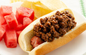 BBQ Beef Hot Dogs | realmomkitchen.com