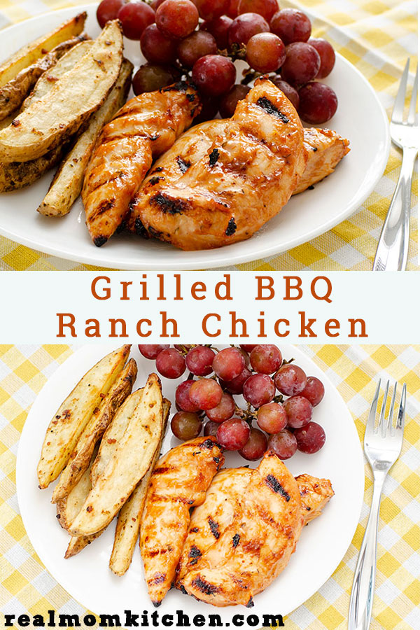 Grilled BBQ Ranch Chicken - Real Mom Kitchen