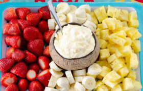 Pineapple Fruit Dip | realmomkitchen.com