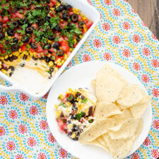 7 Layer Taco Dip | realmomkitchen.com