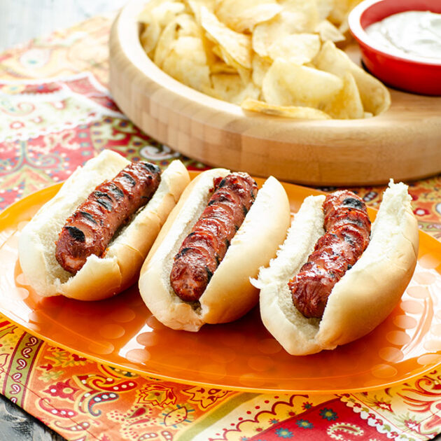 Marinated Grilled Hot Dogs | realmomkitchen.com