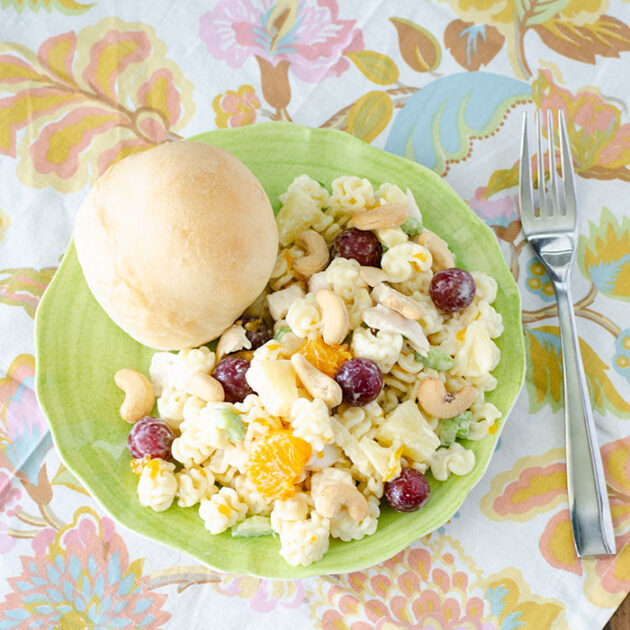 Sweet Chicken Pasta Salad | realmomkitchen.com