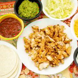 Air Fryer Chicken Tacos | realmomkitchen.com
