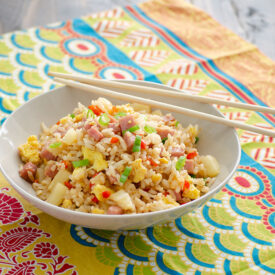 Hawaiian Ham Fried Rice | realmomkichen.com