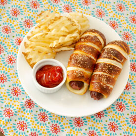 Amazing Homemade Pretzel Dogs | realmomkitchen.com