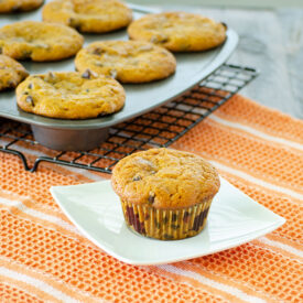 Pumpkin Chocolate Chips Muffins | realmomkitchen.com
