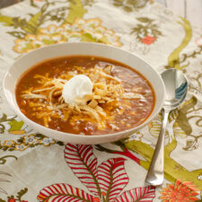 Slow Cooker Tortilla Soup | realmomkitchen.com