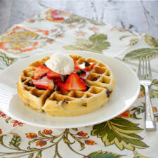Chocolate Chip Waffles | realmomkitchen.com