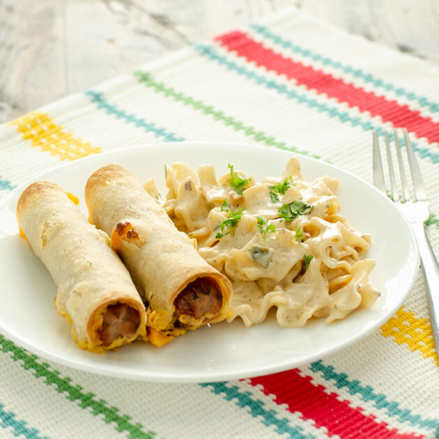 Cheesy Hot Dog Taquitos | realmomkitchen.com