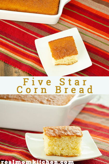 5 star corn bread collage