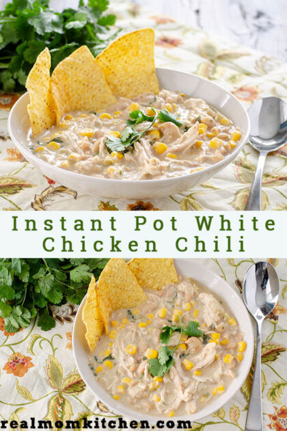 Instant Pot White Chicken Chili | realmomkitchen.com