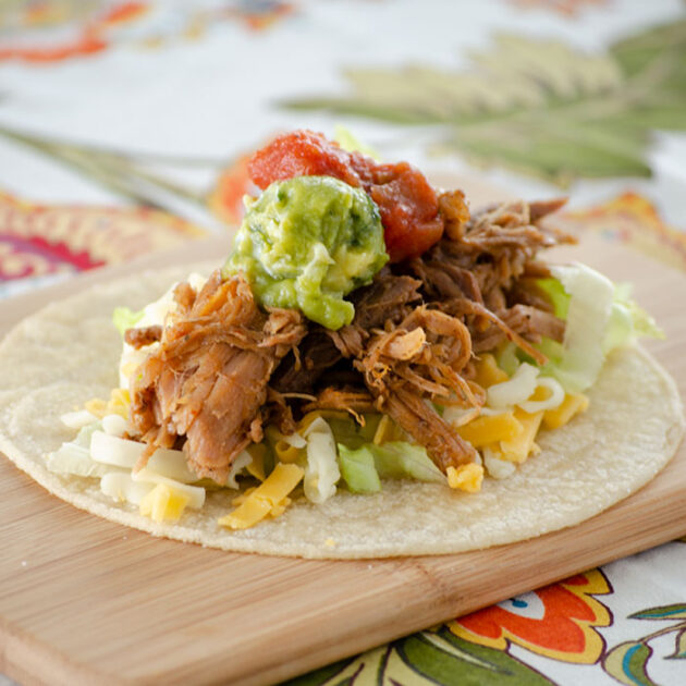Slow Cooker Sweet Pork Barbacoa | realmomkitchen.com