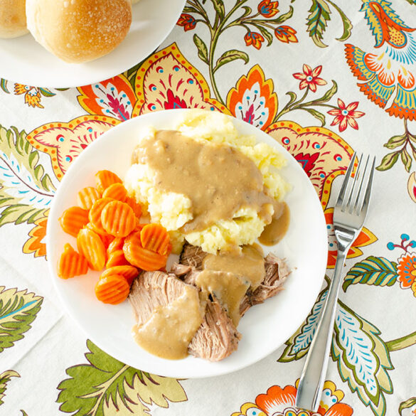 Crock Pot Pork Roast with Gravy Real Mom Kitchen Crock Pot