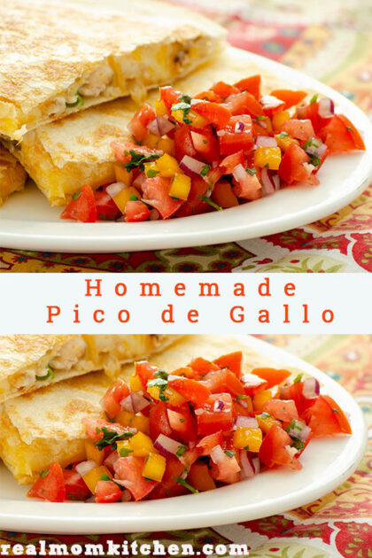 Homemade Pico de Gallo | realmomkitchen.com