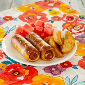 Simple Pretzel Dogs | realmomkitchen.com