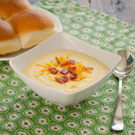 Wisconsin Cauliflower Cheese Soup | realmomkitchen.com