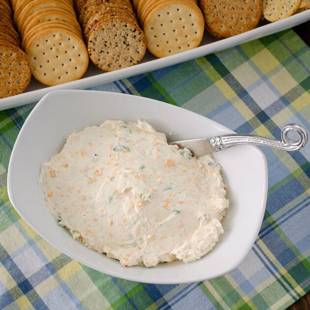 Green Onion Cheese Ball | realmomkitchen.com