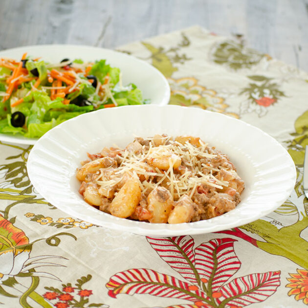 Ground Beef Gnocchi | realmomkitchen.com