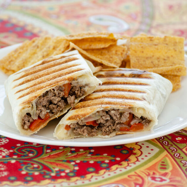 Philly Cheese Steak Wraps | realmomkitchen.com