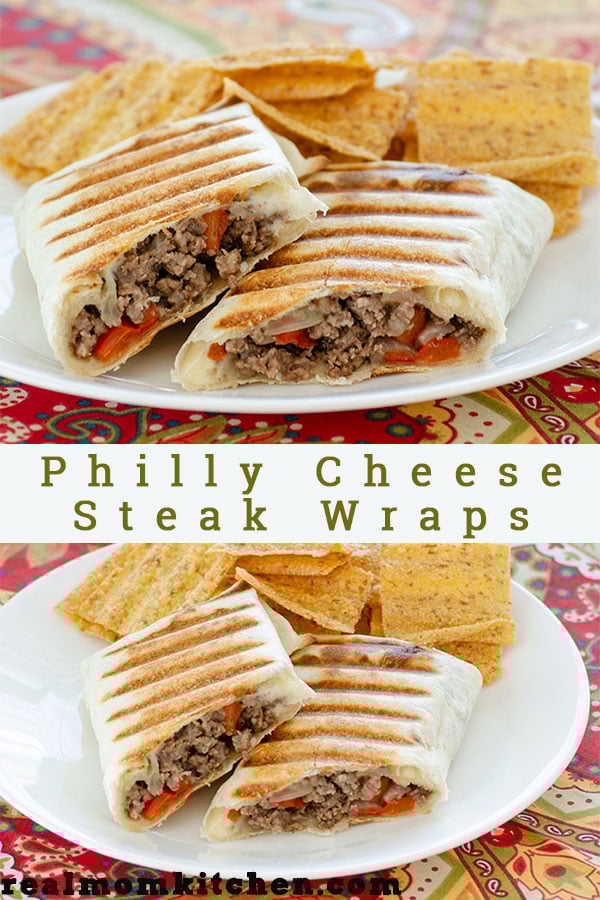Philly Cheese Steak Wraps Real Mom Kitchen